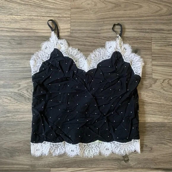 Victoria's Secret Lace and Polka Dot Cami - Picture 3 of 5